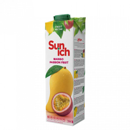 Sunich natural mango & passion fruit juice 1L