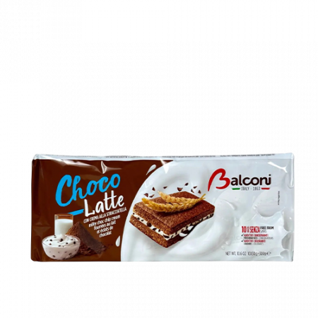 Balconi Choco Latte шоколадный бисквит с молочным кремом 280гр