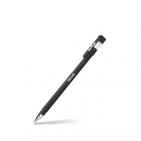 Berlingo Velvet черная гелевая ручка