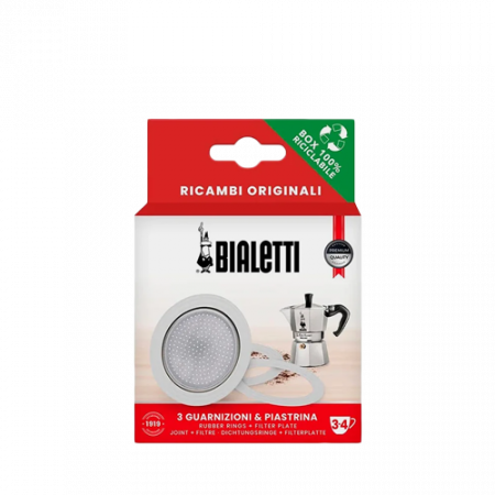 Bialetti coffee maker filter for 3-4 cups