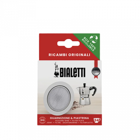 Bialetti coffee maker silicone filter for 3-4 cups