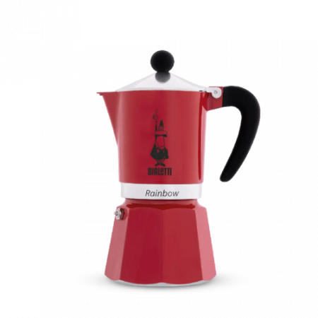 Bialetti Rainbow red coffee maker 130ml