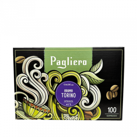 Pagliero Aroma Torino թղթյա փոդեր 100 հատ