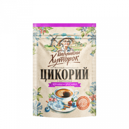 Бабушкин Хуторок blueberries and lingonberries instant chicory 100 g