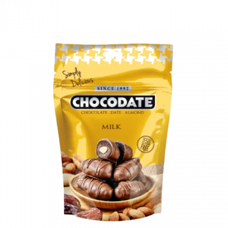 Chocodate Milk chocolate dates 100g