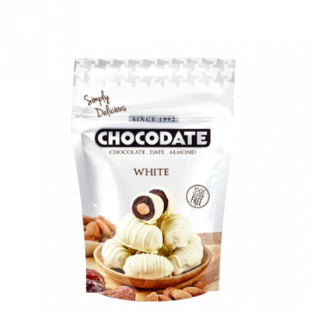 Chocodate White chocolate dates 100g