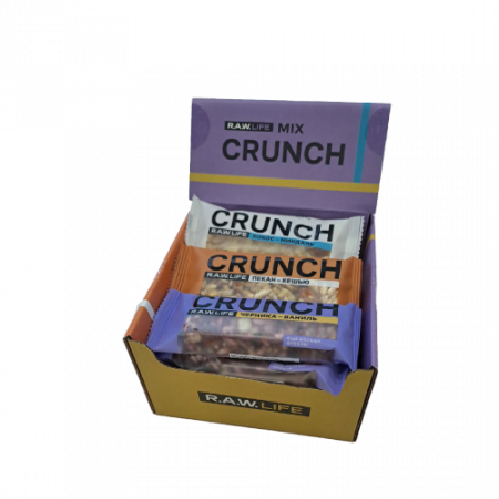 R.A.W Life Crunch Mix батончики 12шт