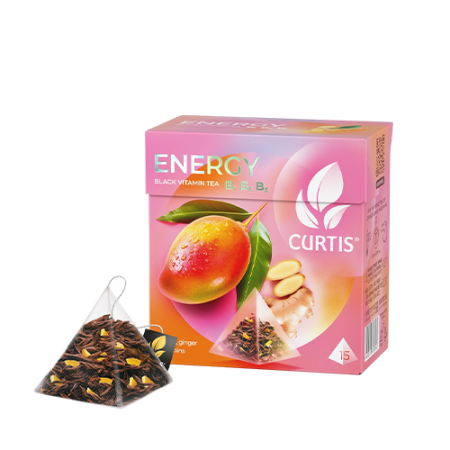 Curtis Energy чай черный в пирамидках

