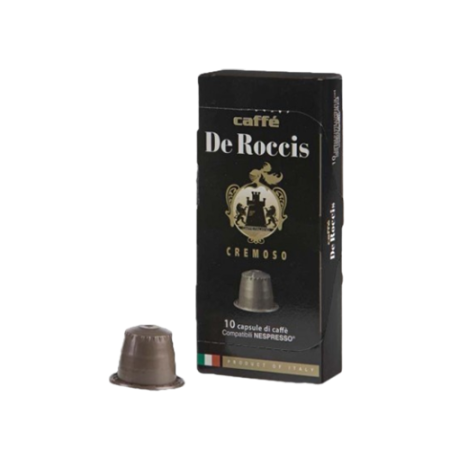De Roccis Cremoso պարկուճային սուրճ 10 հատ
