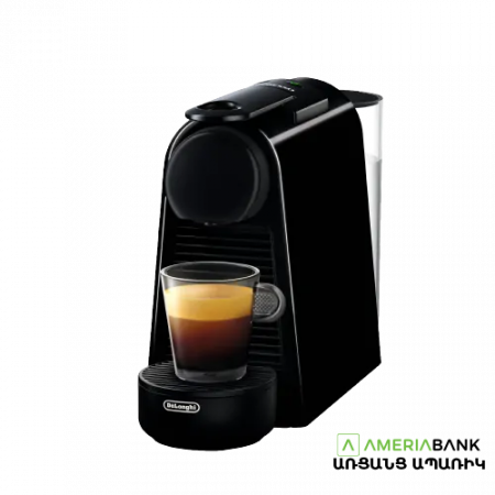 Delonghi Nespresso Essenza Mini black capsule coffee machine

