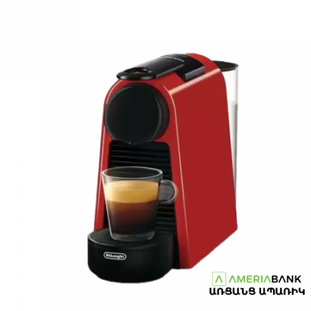 Delonghi Nespresso Essenza mini красная капсульная кофемашина