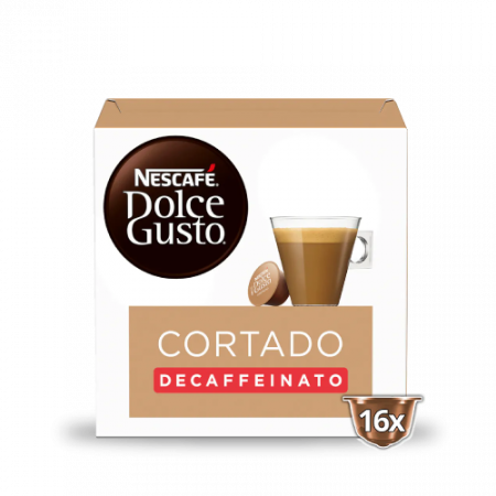 Dolce Gusto Espresso Cortado Decafeinato  coffee capsules 16 pcs