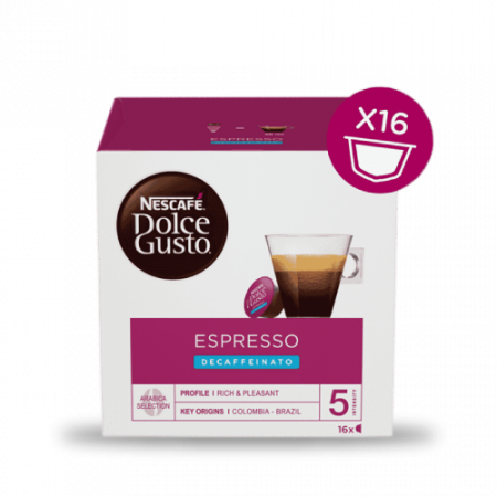 Dolce Gusto Espresso Decaffeinato coffee capsules 16 pcs