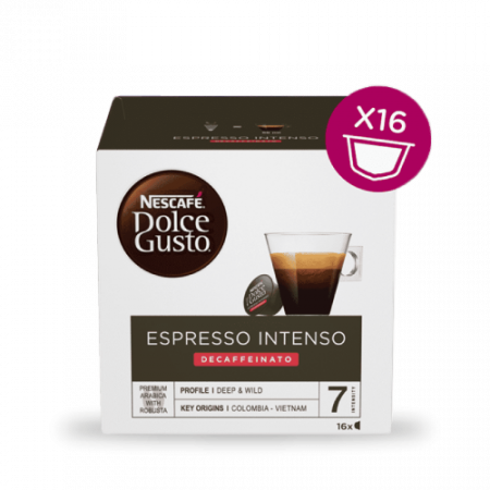 Dolce Gusto Espresso Intenso Decaffeinato coffee capsules 16 pcs