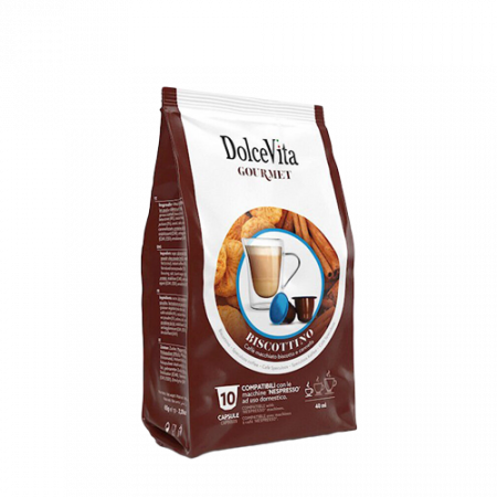 Dolce Vita Biscottino coffee capsules 10 pcs