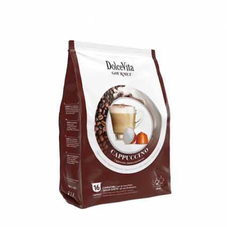 Dolce Vita Cappuccino кофе в капсулах 16 шт
