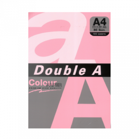 Double A pink paper A4