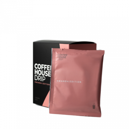 Coffee House Rwanda Edition крупно молотый кофе в дрип пакетиках 10шт
