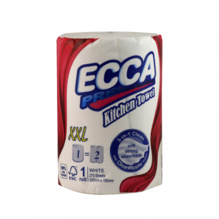 Ecca Premium двухслойные бумажные полотенца 40.5м