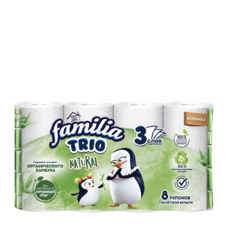 Familia 3ply toilet paper 8 pcs