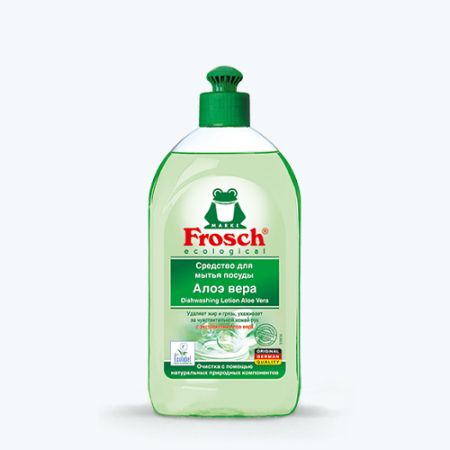 Frosch жидкость для мытья посуды алоэ 500мл