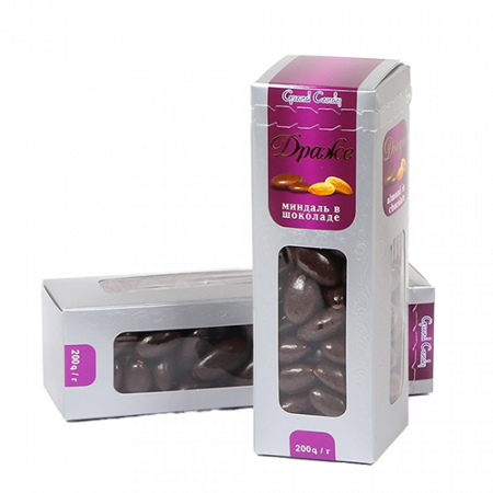 Grand Candy Նուշ շոկոլադապատ դրաժե 200գ