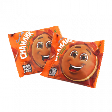 Grand Candy Սմայիլիկ իրիսի միջուկով 40գ
