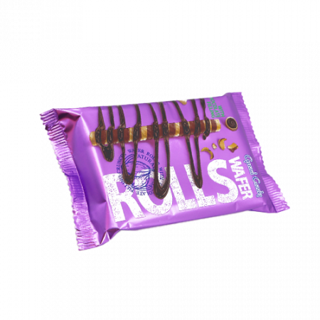 Grand Candy шоколадные вафельные трубочки 100г
