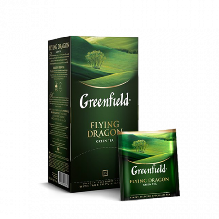 Чай Зеленый Гринфилд в Пакетиках - Greenfield Flying Dragon