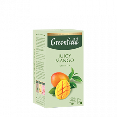 Greenfield Juicy Mango green tea bags 20 pcs