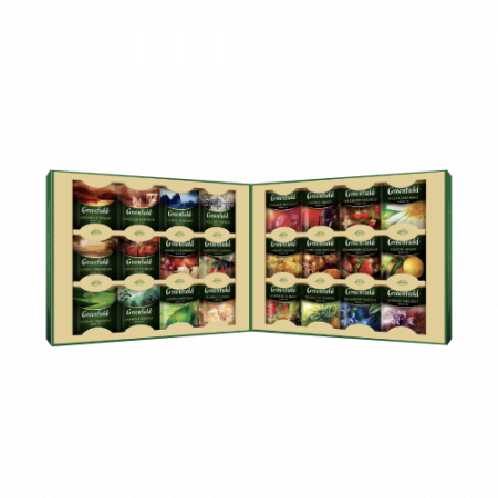 Greenfield Premium Tea Collection թեյերի հավաքածու 30 տեսակ 120 ծրարիկ