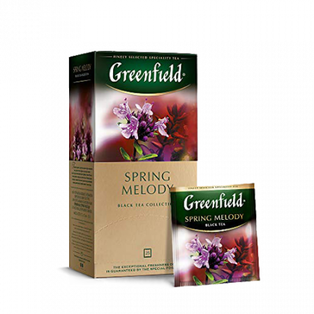 Черный Чай Гринфилд в Пакетиках - Greenfield Spring Melody