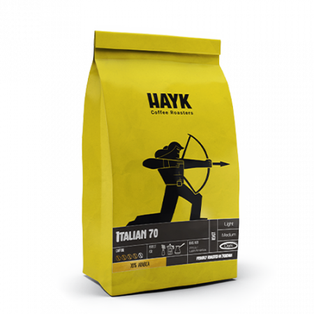 Hayk Coffee Italian 70 հատիկավոր սուրճ 1կգ

