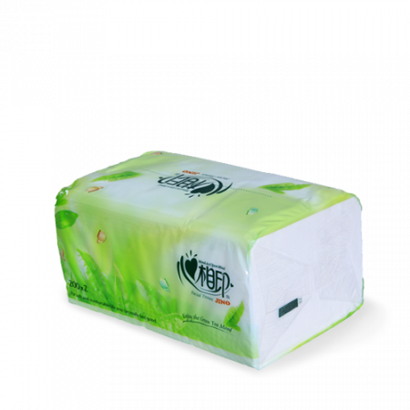 Hengan Green Tea двухслойные салфетки 200 листов