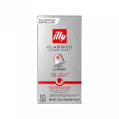 illy Classico Lungo պարկուճային սուրճ 10հատ