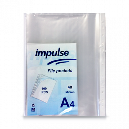 Impulse file pockets 40 micron