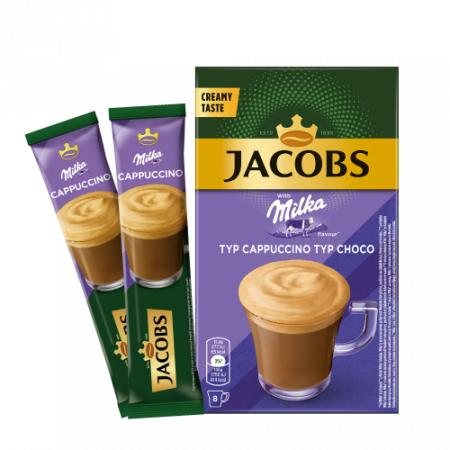Jacobs Milka Cappuccino instant coffee 10pcs
