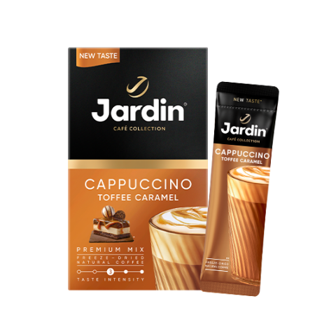 Jardin Cappuccino Toffee Caramel растворимый кофе
