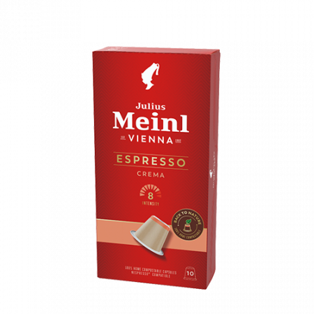 Julius Meinl  crema պարկուճային սուրճ 10հատ