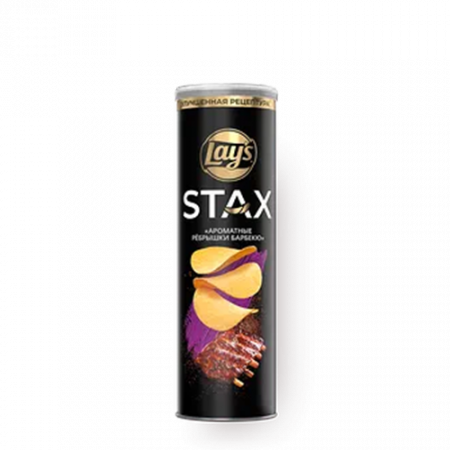 Lays Stax чипсы барбекю 140г