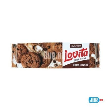 Roshen Lovita Dark Choco cookies 150g