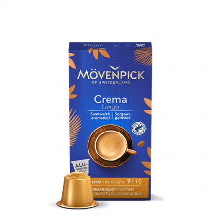 Movenpick crema lungo պարկուճային սուրճ 10 հատ