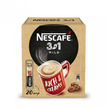 Nescafe 3in1 Mild instant coffee