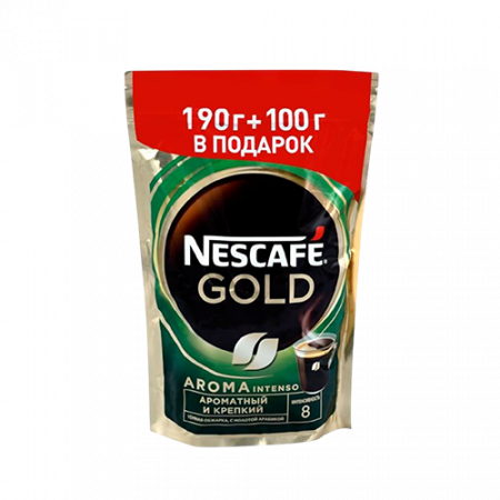 Nescafe Gold Aroma Intenso Zip լուծվող սուրճ 190+100գ