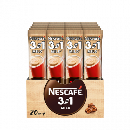 Լուծվող Սուրճ Nescafe 3 in 1 Mild - Նեսկաֆե 3-ը 1-ում