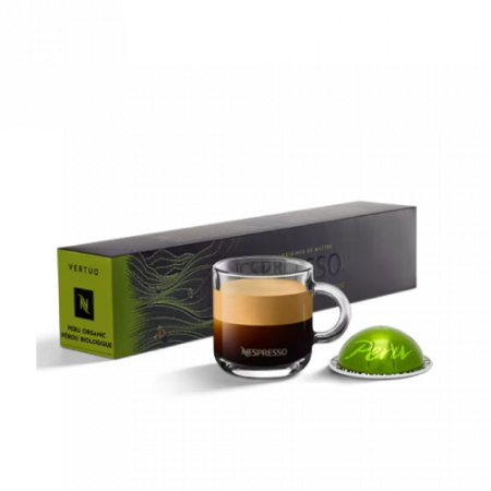 Nespresso Vertuo Master Origins Peru Organic capsule coffee