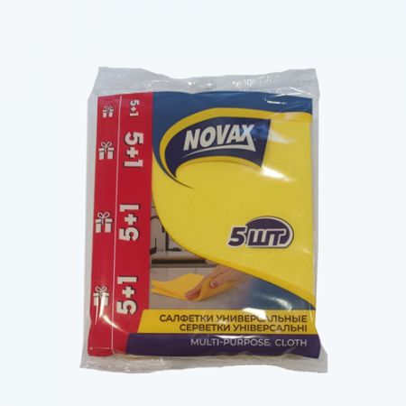 Novax салфетки  универсальные 5+1
