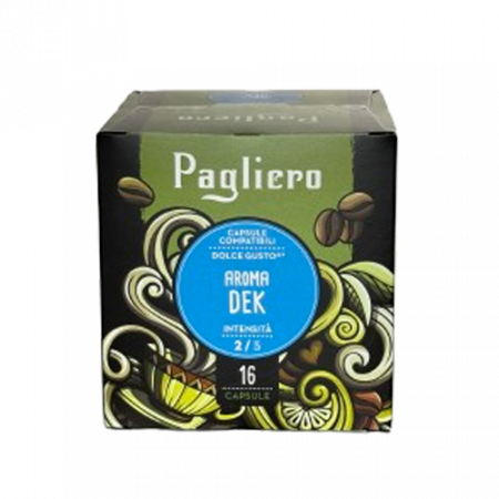 Pagliero Aroma Dek Dolce Gusto кофе в капсулах 16 шт