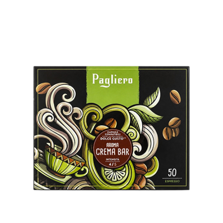 Pagliero Crema Bar Dolce Gusto պարկուճային սուրճ 50 հատ