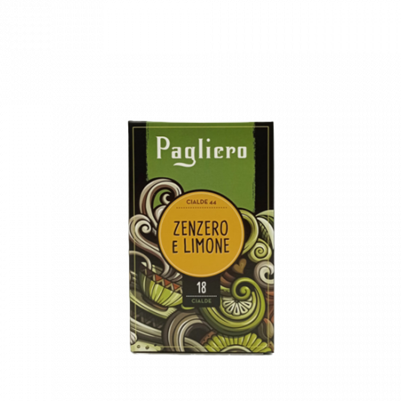 Pagliero Zenzero e Limone կիտրոնի և կոճապղպեղի թեյ թղթյա փոդերում 18հատ